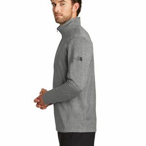 The North Face Tech 1/4 Zip Fleece. NF0A3LHB Color Asphalt Grey Heather Size L.